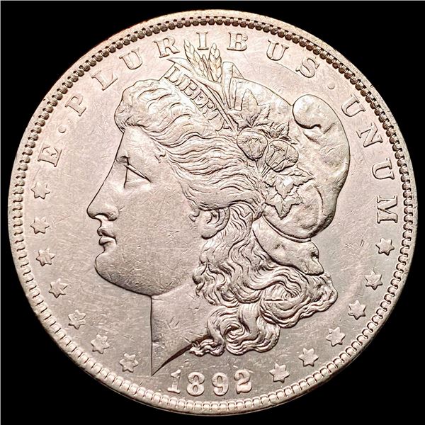 1892 Morgan Silver Dollar CLOSELY UNCIRCULATED