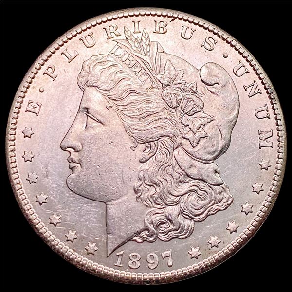 1897-S Morgan Silver Dollar CLOSELY UNCIRCULATED