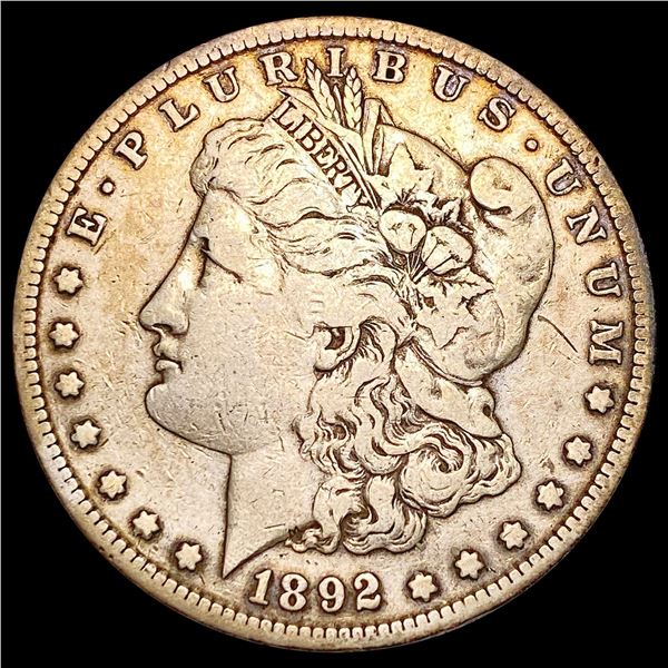 1892-S Morgan Silver Dollar LIGHTLY CIRCULATED
