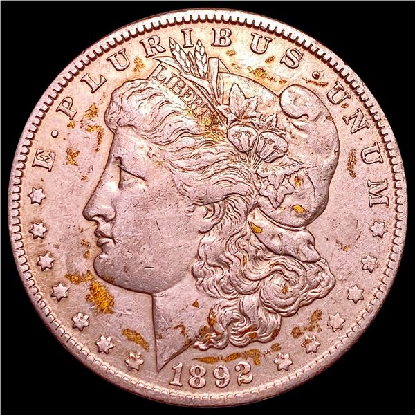 1892-O Morgan Silver Dollar NEARLY UNCIRCULATED