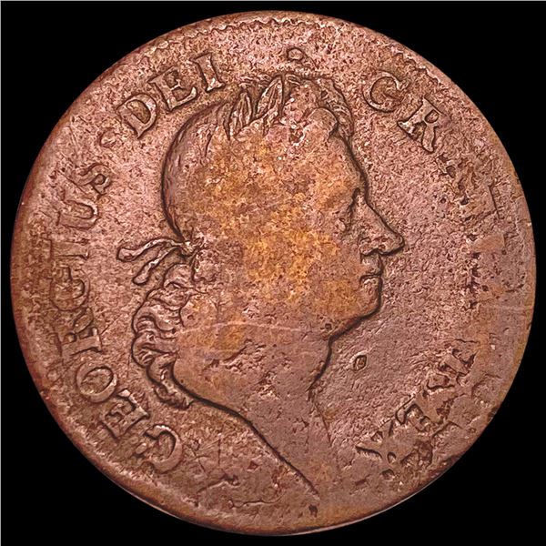 1722 Rosa Americana 1C LIGHTLY CIRCULATED