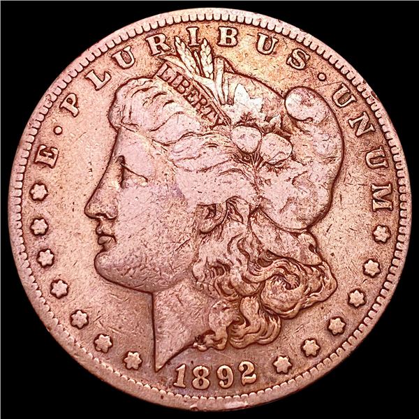 1892-s Morgan Silver Dollar NICELY CIRCULATED