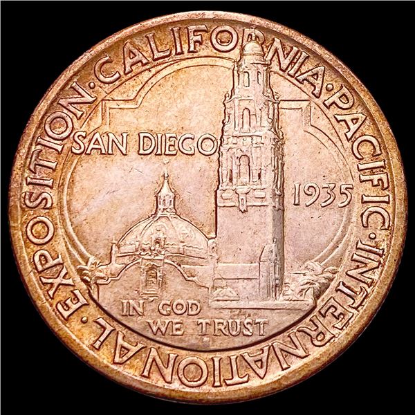1935-S San Diego Half Dollar UNCIRCULATED