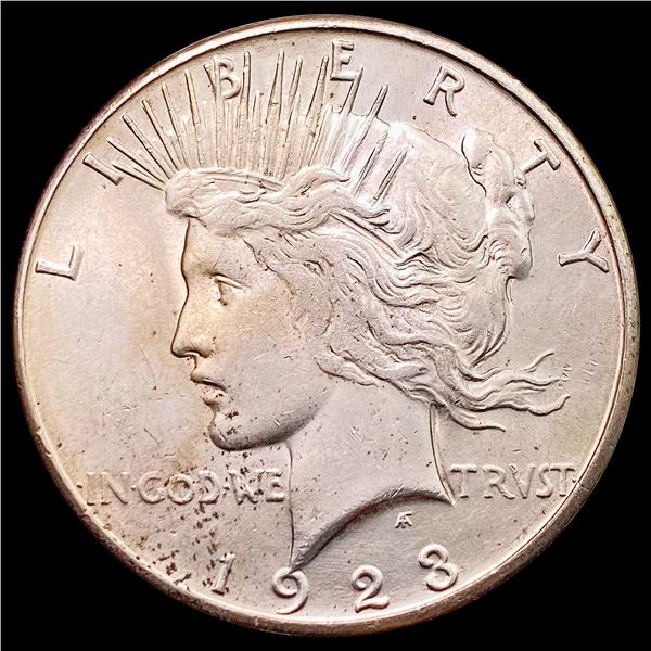 1928-S Silver Peace Dollar CLOSELY UNCIRCULATED
