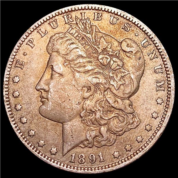 1891-O Morgan Silver Dollar NEARLY UNCIRCULATED