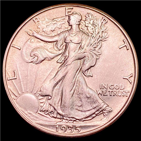 1935-D Walking Liberty Half Dollar NEARLY UNCIRCULATED