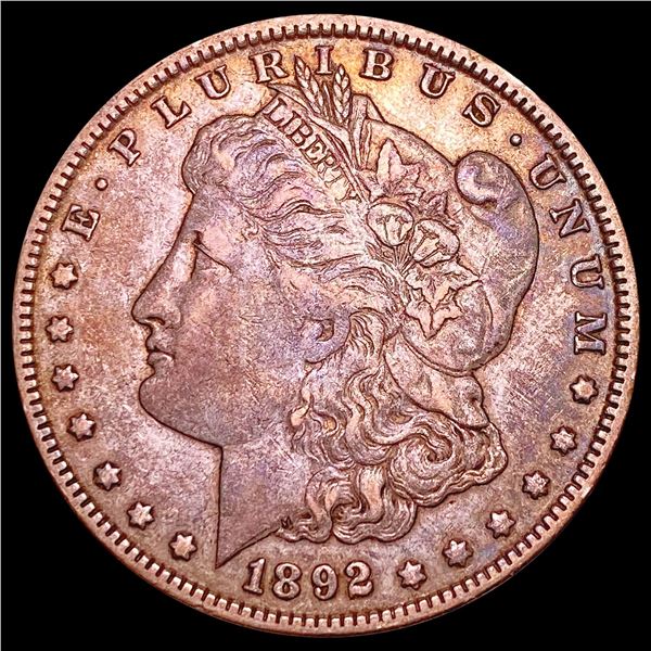 1892-O Morgan Silver Dollar NEARLY UNCIRCULATED