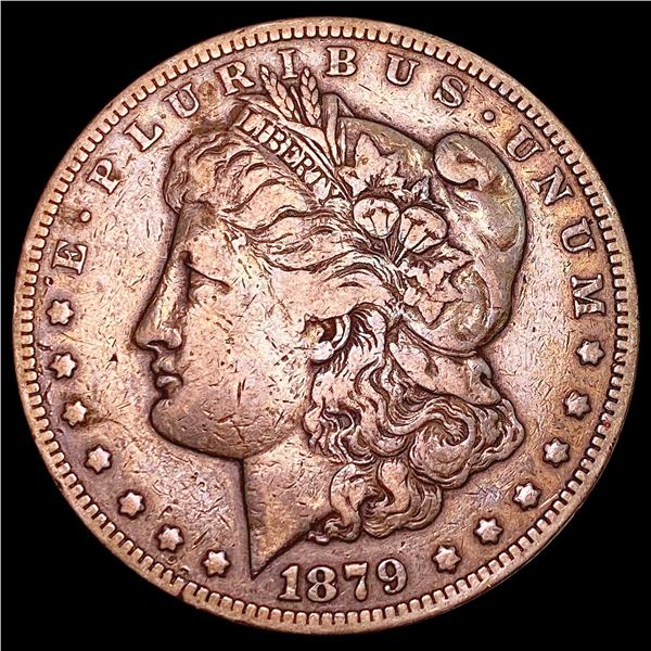 1879-S Rev 78 Morgan Silver Dollar ABOUT UNCIRCULATED