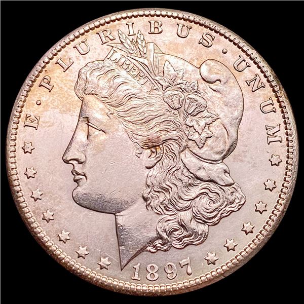 1897-S Morgan Silver Dollar CLOSELY UNCIRCULATED