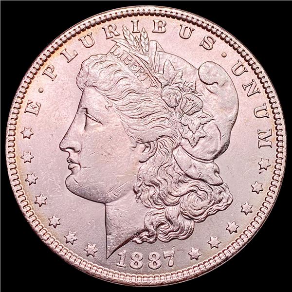 1887 Morgan Silver Dollar CLOSELY UNCIRCULATED