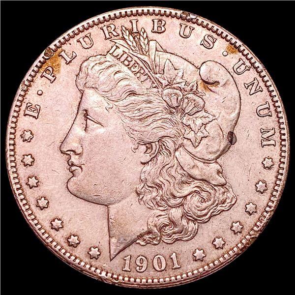 1901-S Morgan Silver Dollar NEARLY UNCIRCULATED