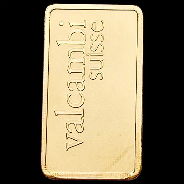 Valcambi 1G .9999 Fine Gold Bar