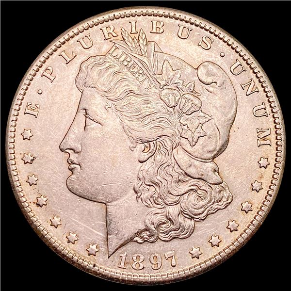 1897-S Morgan Silver Dollar CLOSELY UNCIRCULATED