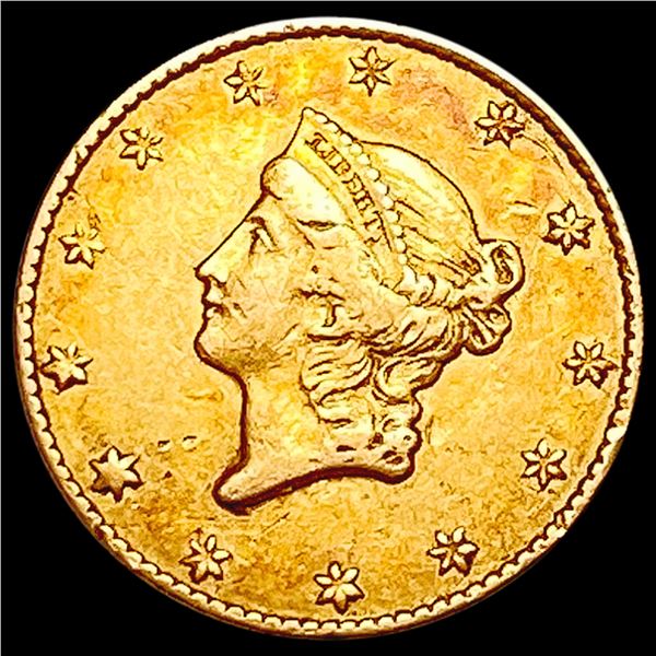 1849 Rare Gold Dollar NEARLY UNCIRCULATED