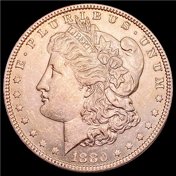 1880-O Morgan Silver Dollar CHOICE AU