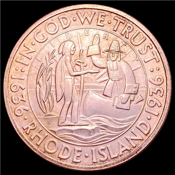 1936-S Rhode Island Half Dollar UNCIRCULATED