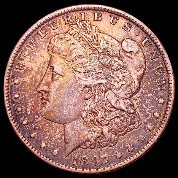 1897-O Morgan Silver Dollar NEARLY UNCIRCULATED