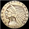 Image 1 : 1911-S $5 Gold Half Eagle NICELY CIRCULATED