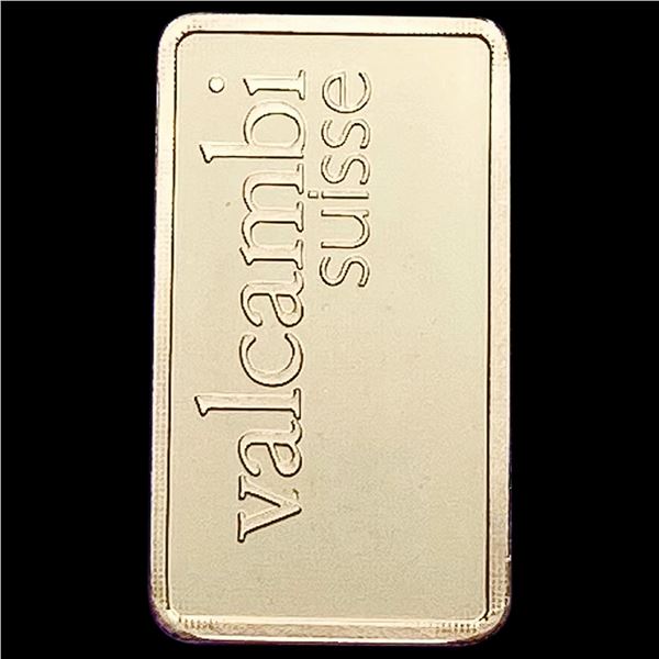 Valcambi 1G .9999 Fine Gold Bar