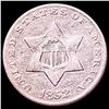 Image 1 : 1852 Silver Three Cent ABOUT UNCIRCULATED
