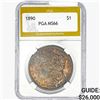 1890 Morgan Silver Dollar PGA MS66