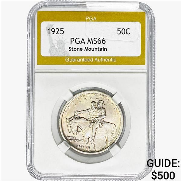 1925 Stone Mountain Half Dollar PGA MS66