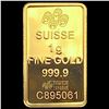 Image 1 : Pamp Suisse 1G .9999 Fine Gold Bar