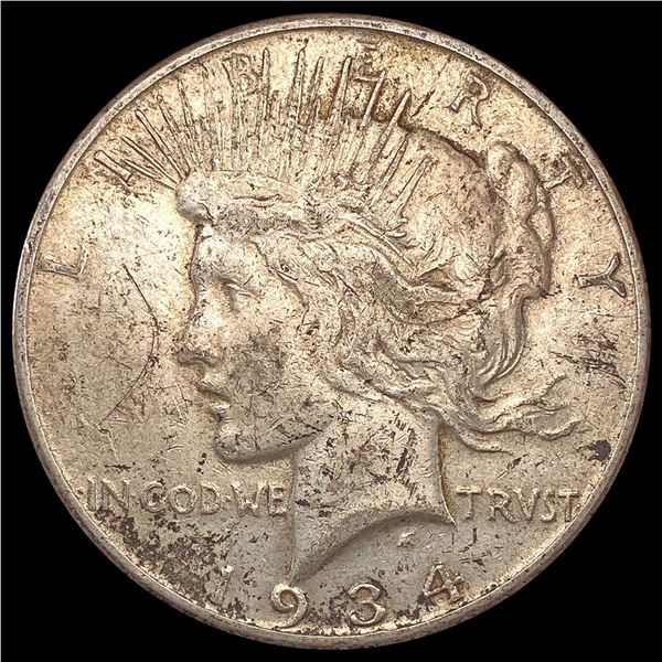1934-S Silver Peace Dollar NEARLY UNCIRCULATED
