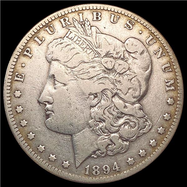 1894-S Morgan Silver Dollar ABOUT UNCIRCULATED
