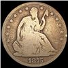 Image 1 : 1875-S Seated Liberty Half Dollar NICELY CIRCULATED