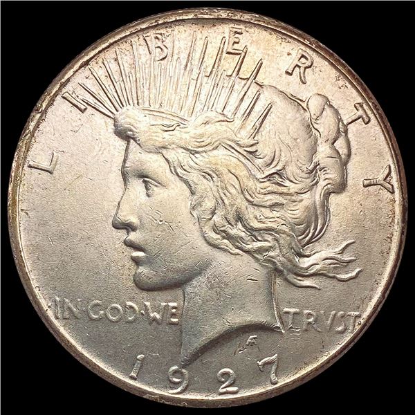 1927 Silver Peace Dollar CLOSELY UNCIRCULATED
