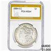 Image 1 : 1884-CC Morgan Silver Dollar PGA MS64