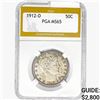 Image 1 : 1912-D Barber Half Dollar PGA MS65