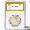 Image 1 : 1838 Capped Bust Half Dollar PGA MS63+