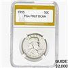 Image 1 : 1955 Franklin Half Dollar PGA PR67 DCAM