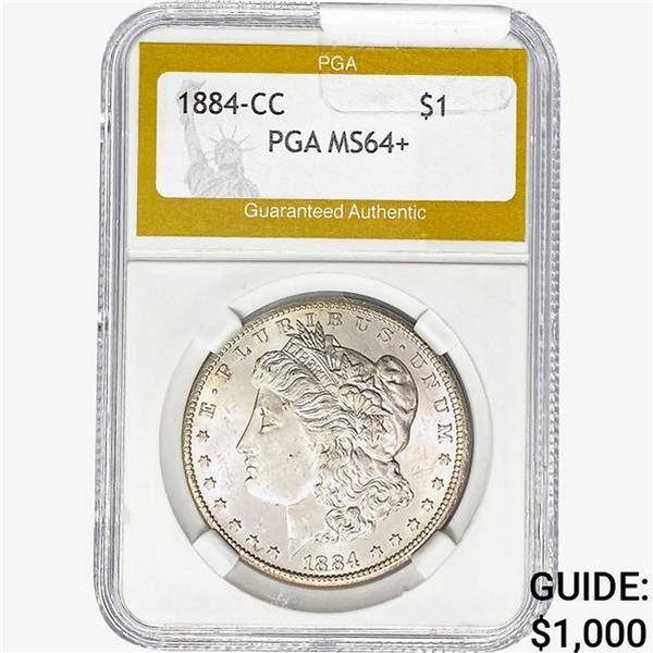 1884-CC Morgan Silver Dollar PGA MS64+