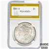 Image 1 : 1881-S Morgan Silver Dollar PGA MS65+