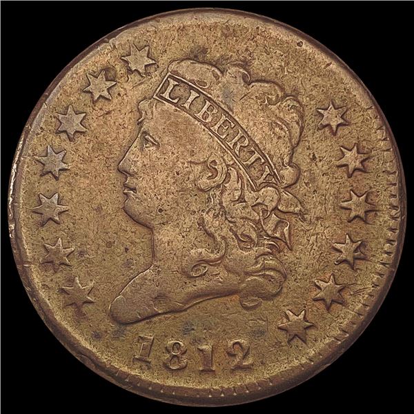 1812 Classic Head Large Cent NICELY CIRCULATED