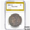 1889-CC Morgan Silver Dollar PGA XF40
