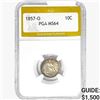 Image 1 : 1857-O Seated Liberty Dime PGA MS64
