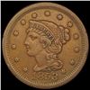 Image 1 : 1853 Braided Hair Large Cent NICELY CIRCULATED