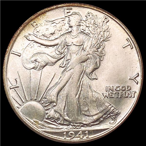 1941-S Walking Liberty Half Dollar SUPERB GEM BU