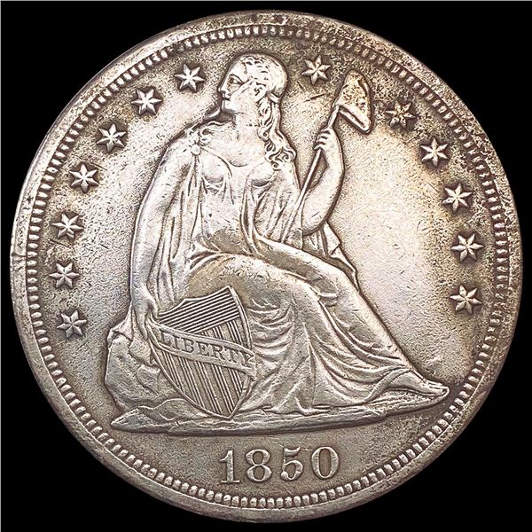 1850-O Seated Liberty Dollar CLOSELY UNCIRCULATED