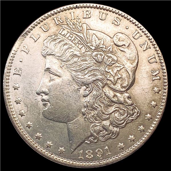 1891 Morgan Silver Dollar CLOSELY UNCIRCULATED