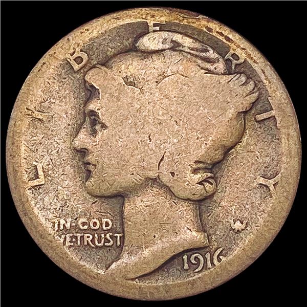 1916-D Mercury Dime HIGH GRADE