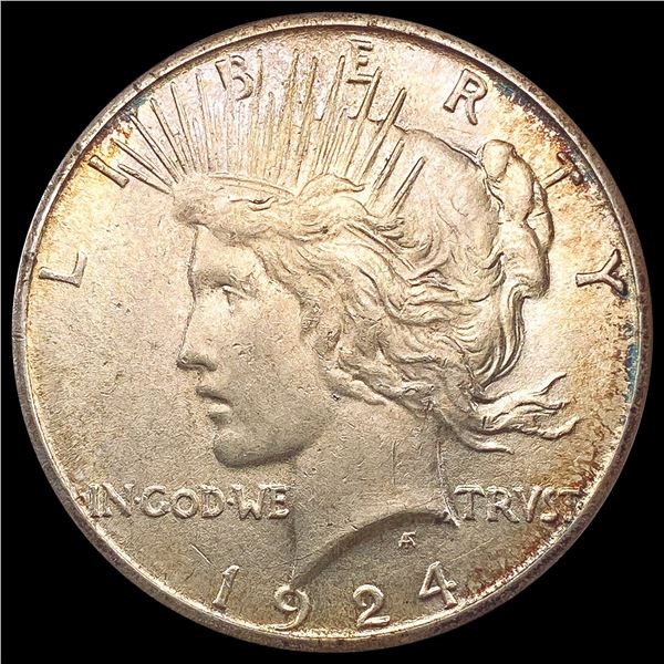 1924-S Silver Peace Dollar CHOICE BU