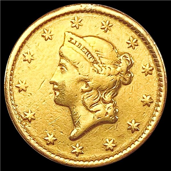 1852 Rare Gold Dollar LIGHTLY CIRCULATED