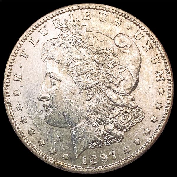 1897-S Morgan Silver Dollar CLOSELY UNCIRCULATED