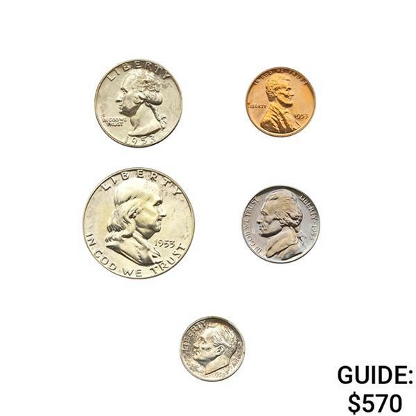 1953 Box Pack US Proof Set [5 Coins]