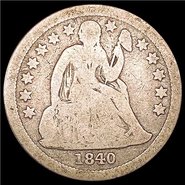 1840 Seated Liberty Dime NICELY CIRCULATED